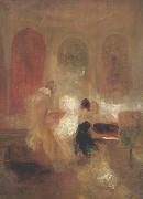 Joseph Mallord William Turner Music party in Petworth (mk31) oil painting
